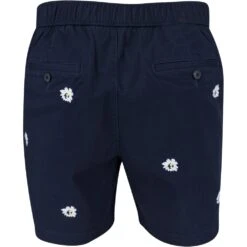 Original Penguin Shorts - PRM Daisy Print - Carbon SS23 -Golf Fashion Shop original penguin shorts prm daisy print carbon ss23 ophs3020 413 r