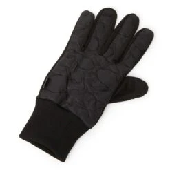 Original Penguin Golf Gloves - Winter Patterned Pair - Caviar AW23 -Golf Fashion Shop original penguin golf accessories 0011 ogafd002 1 alt7 scaled 1
