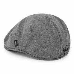 Original Penguin Golf Cap - Quilted Flat Cap - Quiet Shade AW23 -Golf Fashion Shop original penguin golf accessories 0014 ogafd001 86 alt8 scaled 1