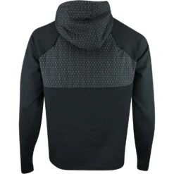 Peter Millar Golf Hoodie - Hyperlight Weld Hybrid HZ - Black SS23 -Golf Fashion Shop peter millar golf hoodie hyperlight weld hybrid hz black ss23 ms23ez53b blk d