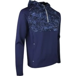 Golf Fashion Shop -Golf Fashion Shop peter millar golf hoodie hyperlight weld hybrid hz navy ss23 ms23ez53a nav c