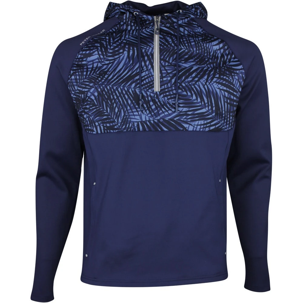 Peter Millar Golf Hoodie - Hyperlight Weld Hybrid HZ - Navy SS23 3 Peter Millar Golf Hoodie - Hyperlight Weld Hybrid HZ - Navy SS23