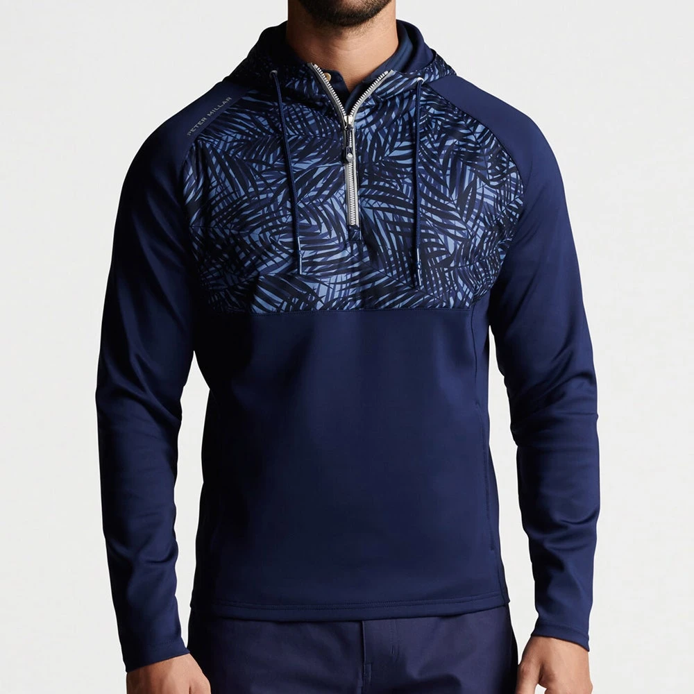 Peter Millar Golf Hoodie - Hyperlight Weld Hybrid HZ - Navy SS23 7 Peter Millar Golf Hoodie - Hyperlight Weld Hybrid HZ - Navy SS23 - Image 5
