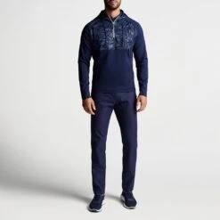 Peter Millar Golf Hoodie - Hyperlight Weld Hybrid HZ - Navy SS23 21 Peter Millar Golf Hoodie - Hyperlight Weld Hybrid HZ - Navy SS23 -Golf Fashion Shop peter millar golf hoodie hyperlight weld hybrid hz navy ss23 ms23ez53a nav r