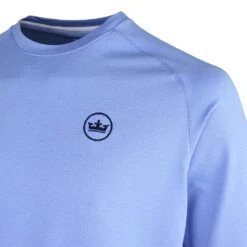 Peter Millar Golf Jumper - Cradle Performance Crew - Maritime SS23 -Golf Fashion Shop peter millar golf jumper cradle performance crew maritime ss23 ms23ek43 mrtm c
