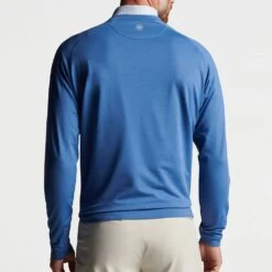 Peter Millar Golf Jumper - Cradle Performance Crew - Maritime SS23 -Golf Fashion Shop peter millar golf jumper cradle performance crew maritime ss23 ms23ek43 mrtm p