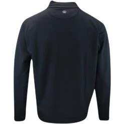 Peter Millar Golf Pullover - Perth Stretch QZ - Black AW23 -Golf Fashion Shop peter millar golf pullover perth stretch qz black aw23 me0ek40 blk 32