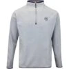Peter Millar Golf Pullover - Thermal Micro Fleece QZ - Gale Grey AW23 -Golf Fashion Shop peter millar golf pullover thermal micro fleece qz gale grey aw23 mf23ez38 gale 3