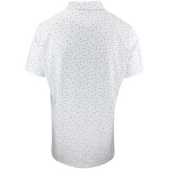 Peter Millar Golf Shirt - Cypress Print Polo - White AW23 12 Peter Millar Golf Shirt - Cypress Print Polo - White AW23 -Golf Fashion Shop peter millar golf shirt cypress print polo white aw23 mf23ek13s wht 44