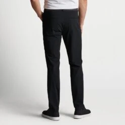 Peter Millar Golf Trousers - Bingham 5 Pocket Pant - Black SS23 -Golf Fashion Shop peter millar golf trousers bingham 5 pocket pant black ss23 mf22xb21fb blk m