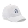 Peter Millar Golf Cap - Crown Seal Logo - White AW23 -Golf Fashion Shop peter millar golf 0041 ma23eh05 wht