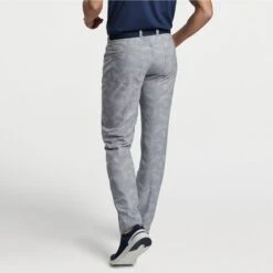 Peter Millar Golf Trousers - 5 Pocket Pant - Brushstroke Camo AW23 15 Peter Millar Golf Trousers - 5 Pocket Pant - Brushstroke Camo AW23 -Golf Fashion Shop peter millar model shot 0000s 0001 mf23eb68fb gale alt b