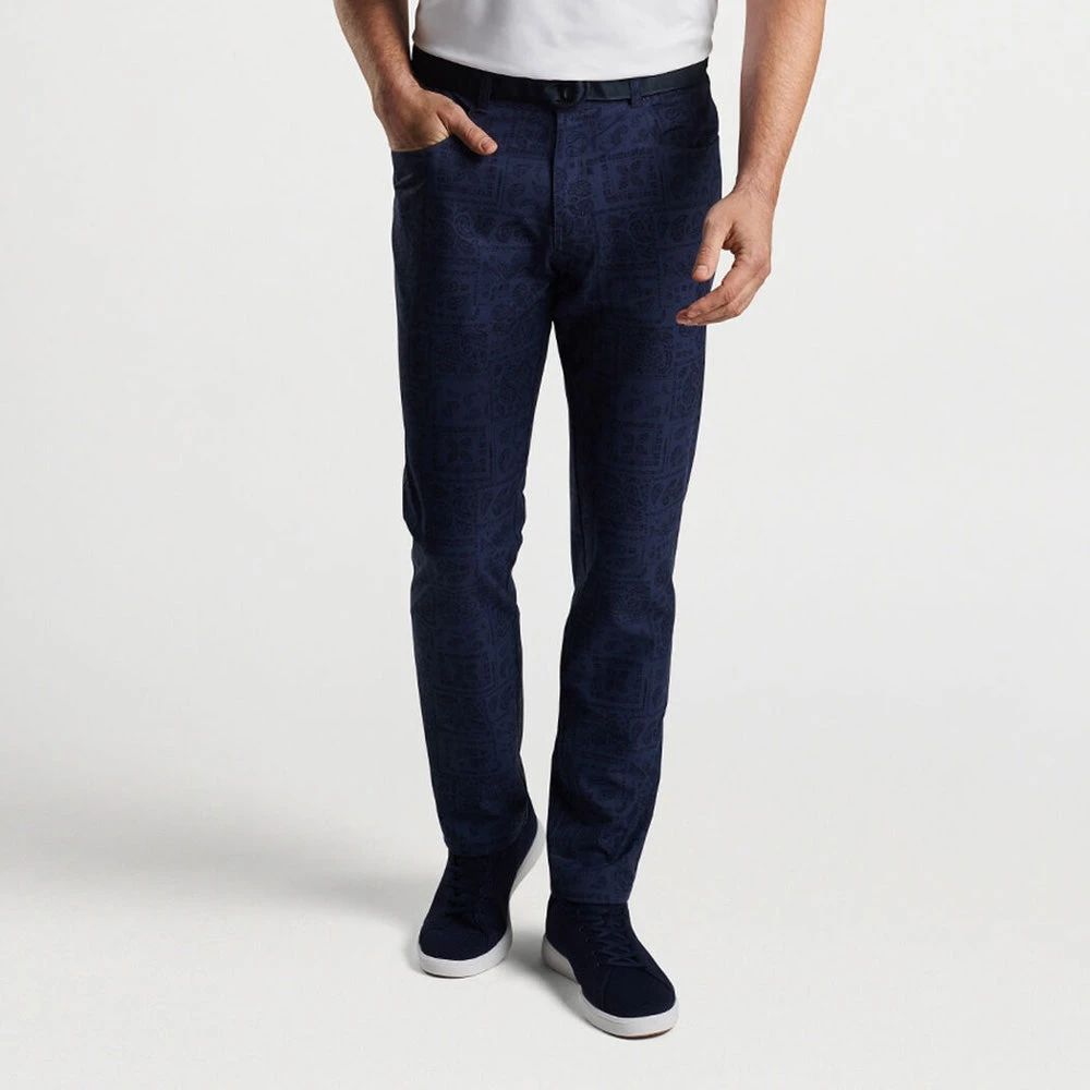 Peter Millar Golf Trousers - 5 Pocket Pant - Delos Paisley AW23 7 Peter Millar Golf Trousers - 5 Pocket Pant - Delos Paisley AW23 - Image 5