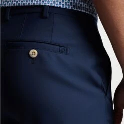 Peter Millar Golf Shorts - Salem Performance 9" - Navy AW23 -Golf Fashion Shop peter millar model shot 0000s 0008 me0eb82 nav alt z