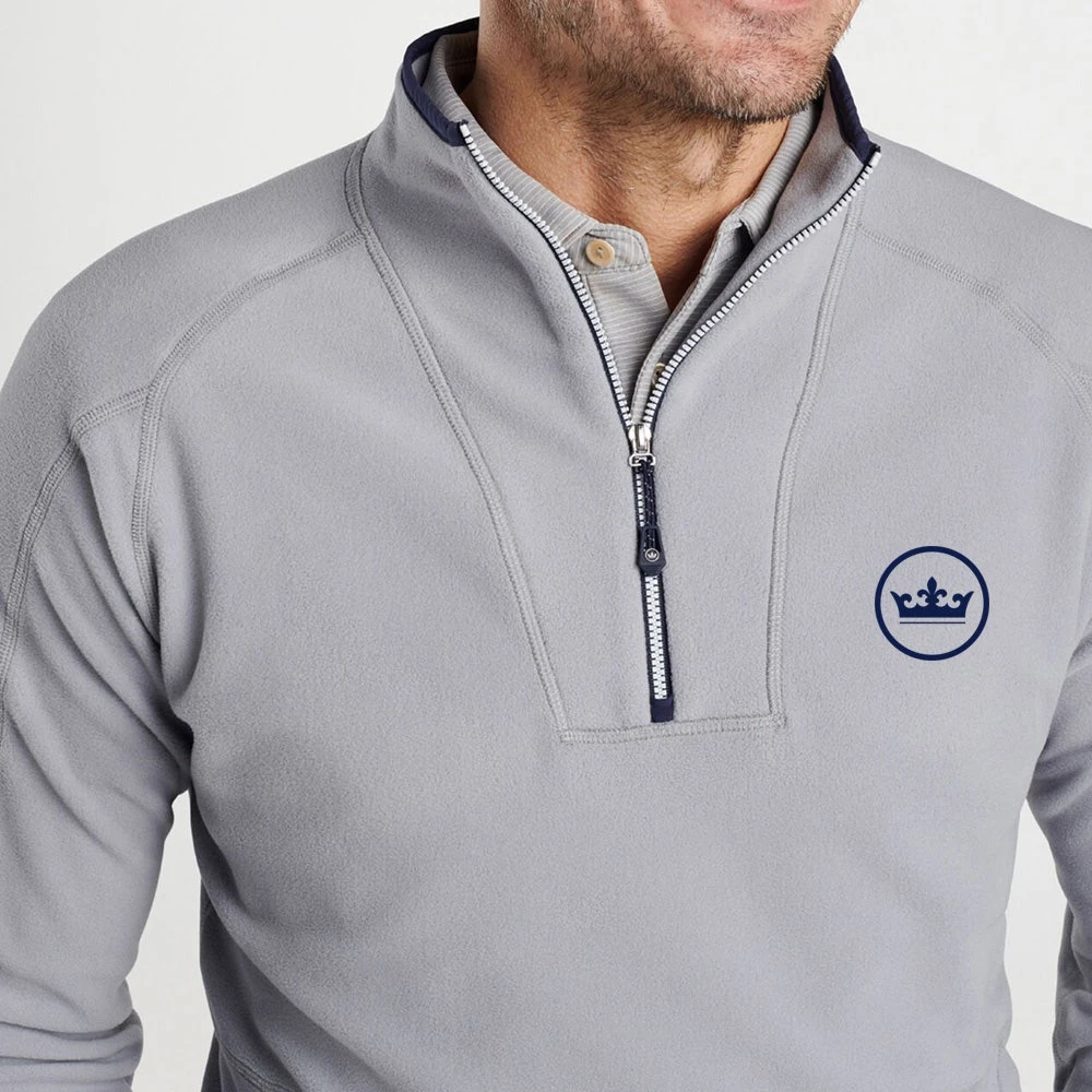 Peter Millar Golf Pullover - Thermal Micro Fleece QZ - Gale Grey AW23 9 Peter Millar Golf Pullover - Thermal Micro Fleece QZ - Gale Grey AW23 - Image 7