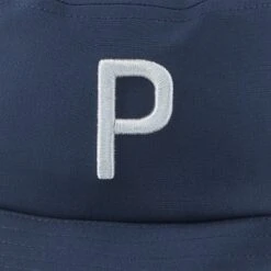 PUMA Golf Hat - P Logo Bucket - Navy Blazer AW23 -Golf Fashion Shop puma golf accessories 0000 024732 03 dt02