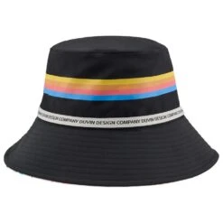 PUMA Golf Bucket Hat - Duvin Sailboats - Black Reversible AW23 -Golf Fashion Shop puma golf bucket hat duvin sailboats black aw23 02510401 26