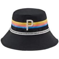 PUMA Golf Bucket Hat - Duvin Sailboats - Black Reversible AW23
