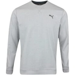PUMA Golf Jumper - Cloudspun Crew Neck - High Rise Htr AW23