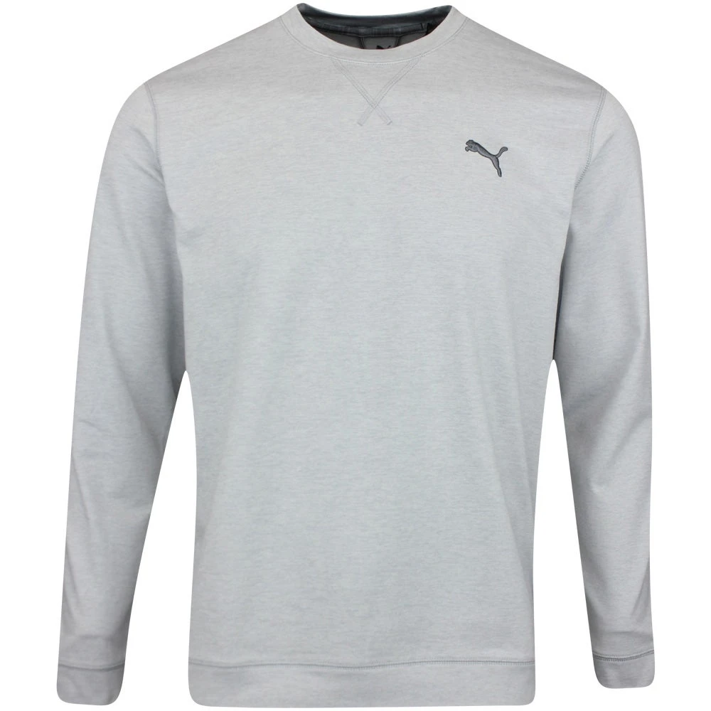 PUMA Golf Jumper - Cloudspun Crew Neck - High Rise Htr AW23 3 PUMA Golf Jumper - Cloudspun Crew Neck - High Rise Htr AW23