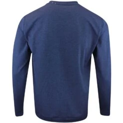 PUMA Golf Jumper - Cloudspun Crew Neck - Navy Blazer Htr AW23 -Golf Fashion Shop puma golf cloudspun heather crewneck navy blazer heather 53746704 aw23 22
