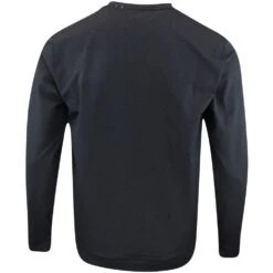PUMA Golf Jumper - Cloudspun Crew Neck - Black Htr AW23 -Golf Fashion Shop puma golf cloudspun heather crewneck puma black heather 53746701 aw23 18