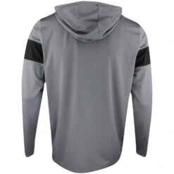 PUMA Golf Hoodie - MATTR Colourblock - Quiet Shade AW23 -Golf Fashion Shop puma golf hoodie mattr colourblock quiet shade ss23 620252 03 a