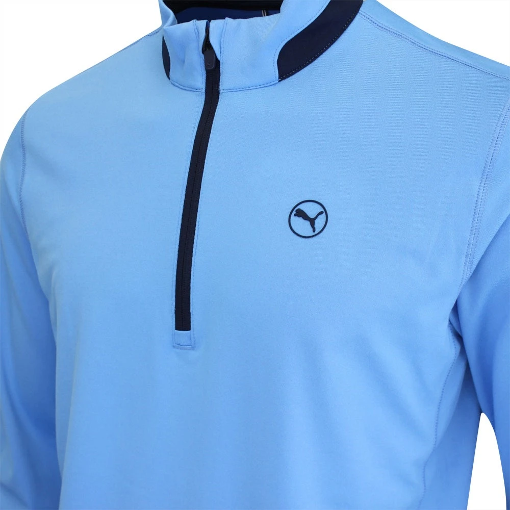 PUMA Golf Pullover - Lightweight QZ - Regal Blue AW23 6 PUMA Golf Pullover - Lightweight QZ - Regal Blue AW23 - Image 4