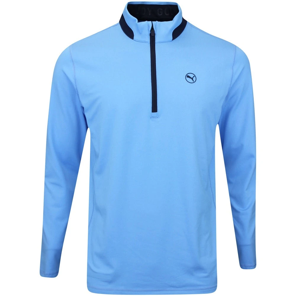 PUMA Golf Pullover - Lightweight QZ - Regal Blue AW23 3 PUMA Golf Pullover - Lightweight QZ - Regal Blue AW23