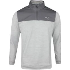 PUMA Golf Pullover - Cloudspun Colourblock QZ - Quiet Shade AW23