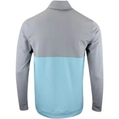 PUMA Golf Pullover - Gamer Colourblock QZ - Slate Sky AW23 -Golf Fashion Shop puma golf pullover gamer colourblock qz slate sky aw23 53298525 12