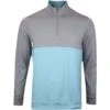 PUMA Golf Pullover - Gamer Colourblock QZ - Slate Sky AW23 -Golf Fashion Shop puma golf pullover gamer colourblock qz slate sky aw23 53298525 15