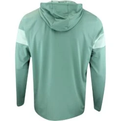 PUMA Golf Pullover - MATTR Colourblock Hoodie - Eucalyptus AW23 -Golf Fashion Shop puma golf pullover mattr colourblock hoodie eucalyptus aw23 62025208 20