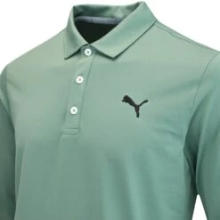 PUMA Golf Shirt - Cloudspun LS Polo - Eucalyptus AW23 9 PUMA Golf Shirt - Cloudspun LS Polo - Eucalyptus AW23 -Golf Fashion Shop puma golf shirt cloudspun ls polo eucalyptus aw23 53288406 25