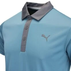 PUMA Golf Shirt - Gamer Polo - Bold Blue AW23 9 PUMA Golf Shirt - Gamer Polo - Bold Blue AW23 -Golf Fashion Shop puma golf shirt gamer polo bold blue aw23 59911836 49 1