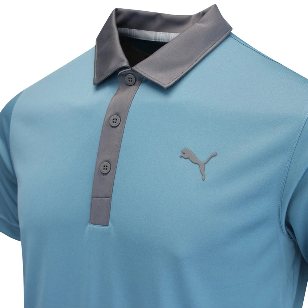 PUMA Golf Shirt - Gamer Polo - Bold Blue AW23 6 PUMA Golf Shirt - Gamer Polo - Bold Blue AW23 - Image 4