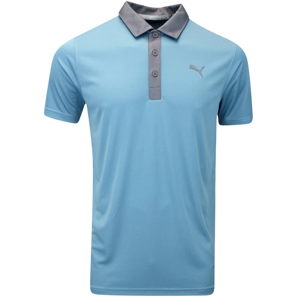 PUMA Golf Shirt - Gamer Polo - Bold Blue AW23 3 PUMA Golf Shirt - Gamer Polo - Bold Blue AW23