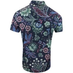 PUMA Golf Shirt - Liberty Paisley Polo - Navy Blazer AW23 -Golf Fashion Shop puma golf shirt liberty paisley polo navy blazer aw23 image 132