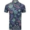 PUMA Golf Shirt - Liberty Paisley Polo - Navy Blazer AW23 -Golf Fashion Shop puma golf shirt liberty paisley polo navy blazer aw23 image 135