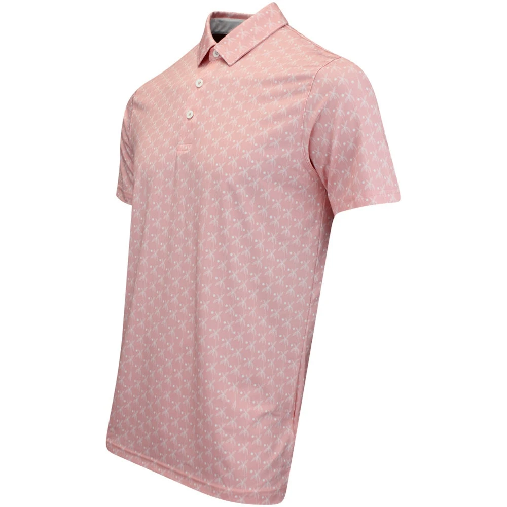PUMA Golf Shirt - MATTR Palms Polo - Peach Smoothie AW23 4 PUMA Golf Shirt - MATTR Palms Polo - Peach Smoothie AW23 - Image 2