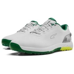 PUMA Golf Shoes - Alphacat Nitro - White - Green 2023 -Golf Fashion Shop puma golf shoes alphacat nitro white green 2023 378692 01 39