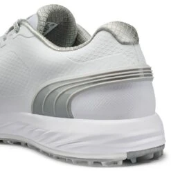 PUMA Golf Shoes - Alphacat Nitro - White - Grey 2023 -Golf Fashion Shop puma golf shoes alphacat nitro white grey 2023 378692 03 27