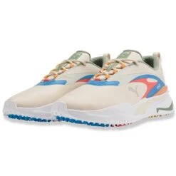 PUMA Golf Shoes - Duvin GS-FAST - Frosty White - Regal Blue AW23 -Golf Fashion Shop puma golf shoes duvin gs fast frosty white regal blue aw23 37940901 44