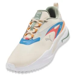 PUMA Golf Shoes - Duvin GS-FAST - Frosty White - Regal Blue AW23 -Golf Fashion Shop puma golf shoes duvin gs fast frosty white regal blue aw23 37940901 48