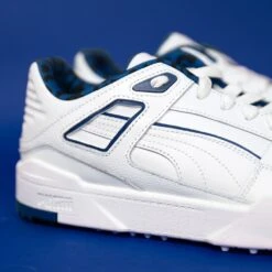 PUMA Golf Shoes - Hoops Slipstream G - White AW23 -Golf Fashion Shop puma golf shoes hoops slipstream g white aw23 37934401 a