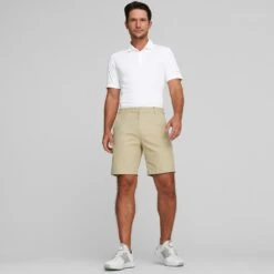 PUMA Golf Shorts - Dealer 8" - Alabaster AW23 15 PUMA Golf Shorts - Dealer 8" - Alabaster AW23 -Golf Fashion Shop puma golf shorts dealer 8 inch su23 03f