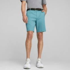 PUMA Golf Shorts - Dealer Short 8" - Bold Blue AW23 -Golf Fashion Shop puma golf shorts dealer short 8 bold blue aw23 53778826 67