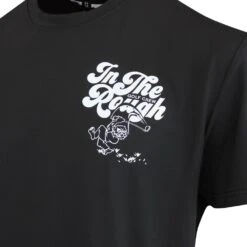 PUMA Golf T-Shirt - Hoops Tee - Black AW23 -Golf Fashion Shop puma golf t shirt hoops tee black aw23 62281301 4