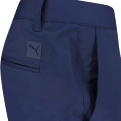 PUMA Golf Trousers - Dealer Jogger - Navy Blazer AW23 -Golf Fashion Shop puma golf trousers dealer jogger navy blazer ss23 535527 04 b