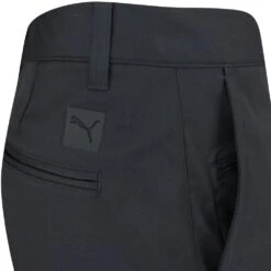 PUMA Golf Trousers - Tailored Dealer Pant - Black AW23 -Golf Fashion Shop puma golf trousers tailored dealer pant black ss23 535524 02 c